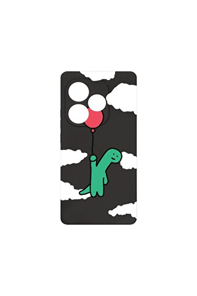 bestcase Husă Premium din Silicon, Compatibilă cu Realme GT 6, Dino Balloon, ...