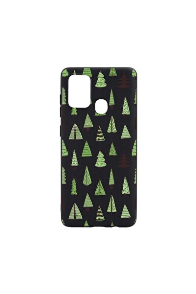 bestcase Силиконов калъф, съвместим с Realme 7i, с форми на коледни елхи, уст...