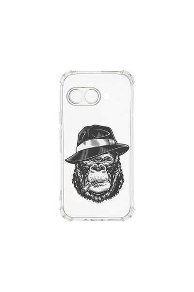 bestcase Калъф за Google Pixel 9a, BestCase® Anti Shock 1.5MM, Maffia Monkey,...