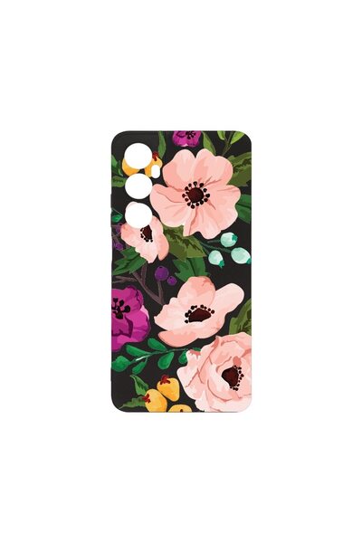 bestcase ¬Æ Husa Slim SIlicon 0.8MM, Compatibila Cu Realme C65, Pastel Flower...