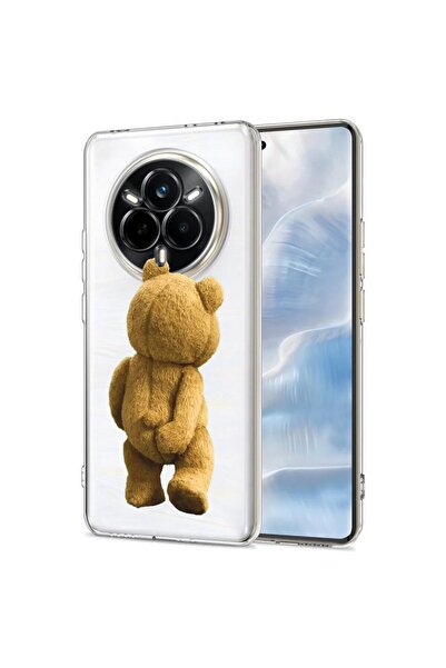 bestcase Husă pentru Realme 14 Pro 5G, BestCase® Silicon transparent 2MM, Urs...