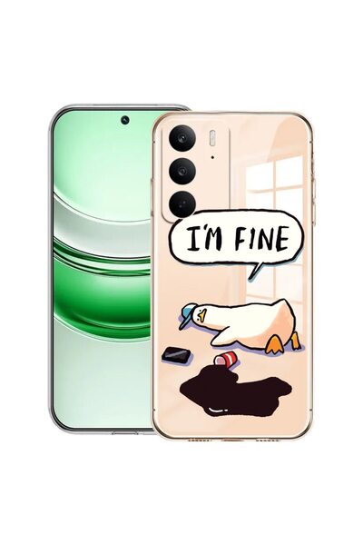 bestcase Διαφανής θήκη σιλικόνης για Realme C71, Duck Life - Είμαι Μιακάνα, 2...