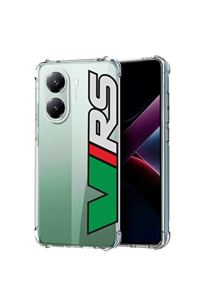 bestcase Съвместим калъф за Poco X7 Pro 5G, Удароустойчив 1.5ММ, Skoda VRS, З...