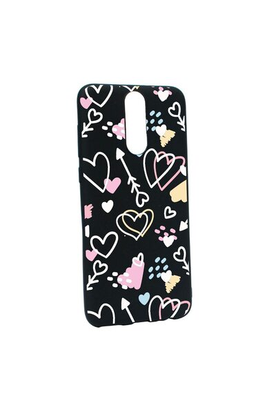 bestcase Θήκη σιλικόνης συμβατή με Nokia 2.4, με σχέδιο συμβόλων αγάπης, ανθε...