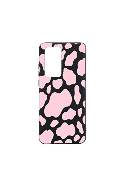 bestcase Silicone Case Compatible with Huawei P40, Pink Cow, wear-resistant, ...