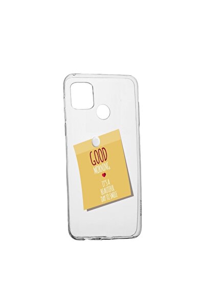 bestcase Husa Silicon Compatibila Cu Realme C25Y, Good Morning Sticker, rezis...