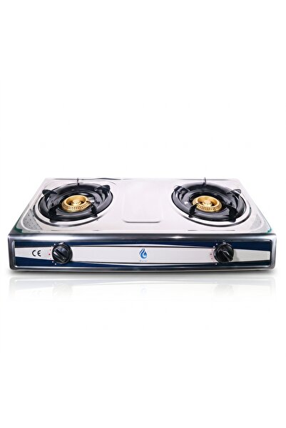 Bervas Aragaz Exterior EurGas 2 Arzatoare Inox, Rapid 2KW + Semirapid 1.5KW, ...