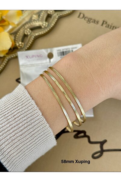 XUPING JEWELRY 3lü çelik ajda bilezik