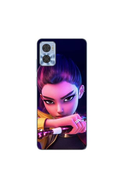 OEM Husa compatibila cu Motorola Moto E22, E22i Silicon Gel Tpu Model KPop De...