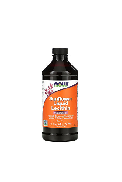 Now Foods Lecitină lichidă de floarea-soarelui 473ml
