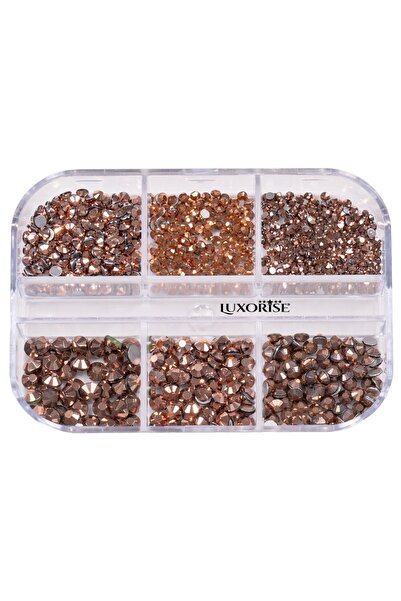 LUXORISE Nail Rhinestones Super Rich, 6 models