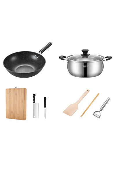 Maxcore Maxcook Pots and Pans Cookware Set of 8