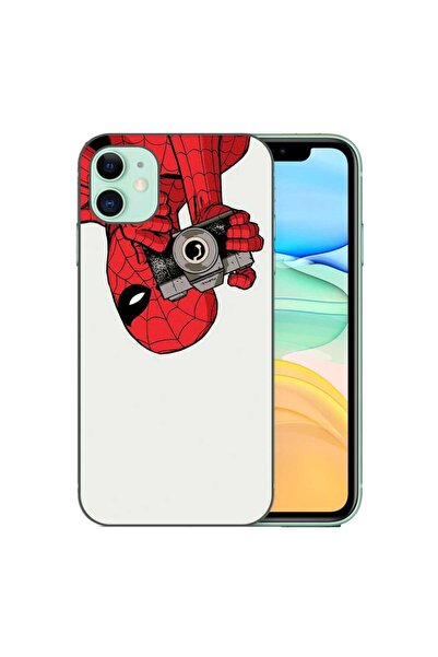 OEM Калъф, съвместим с Apple iPhone 11, силиконов гел TPU, модел Спайдърмен