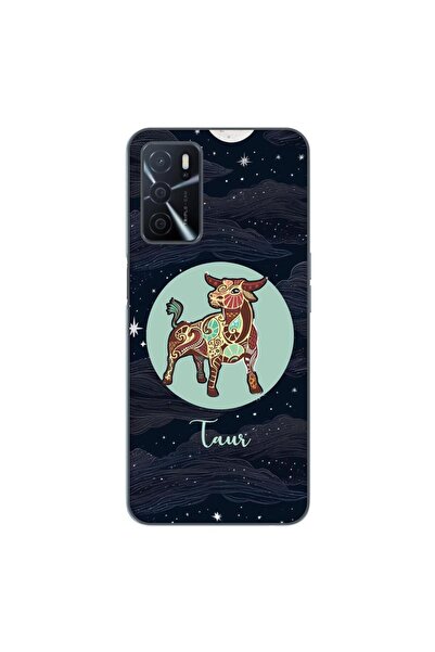 OEM Case compatible with Oppo A16 Silicone Gel Tpu Taurus Horoscope Pattern
