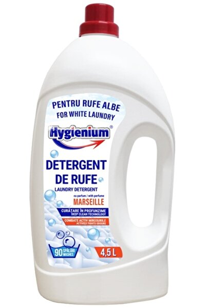 Hygienium Detergent de rufe Albe 4,5 L (Marsilia) - 90 de cicluri
