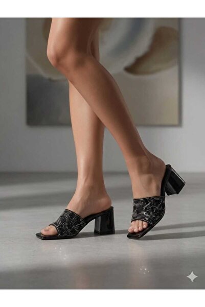 Milano heeled slippers