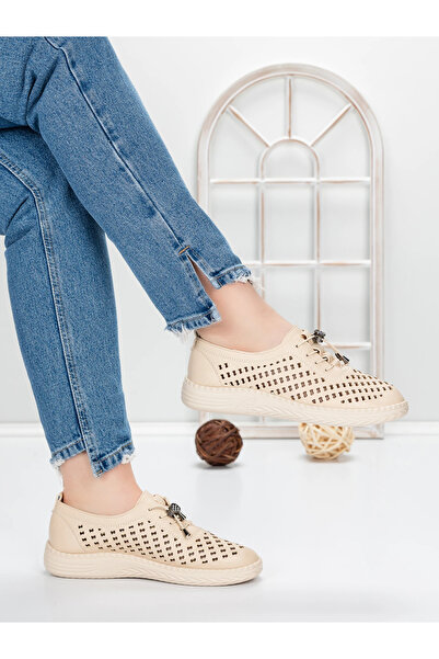 mei Women's Ballet Flats 5XJ95 Beige