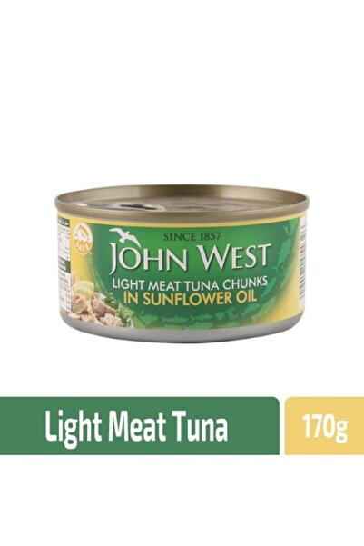 JOHN WEST JW Light Meat Tuna Chunks In Sunflower Oil 170g