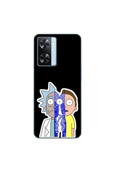OEM Husa compatibila cu Oppo A57s Silicon Gel Tpu Model Rick And Morty Connected