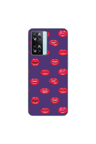 OEM Husa compatibila cu Oppo A57s Silicon Gel Tpu Model Buze Pattern