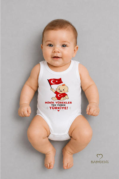 BABYDEN'S 100% Cotton National Team Fan Baby Bodysuit Newborn Snap Fastener U...