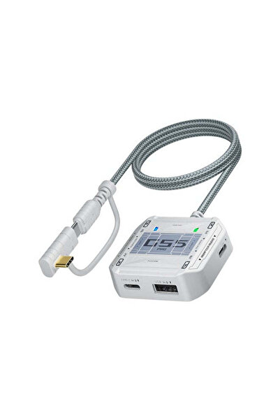 PLEXTONE محول ومحول ألعاب GS5 Pro، 5 في 1 من USB-C إلى مدخل صوت 3.5 ملم ومحور...
