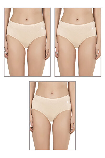 LİRONA 23922 High Waist Soft Textured Comfortable Flexible Bato Panties 3-Pack