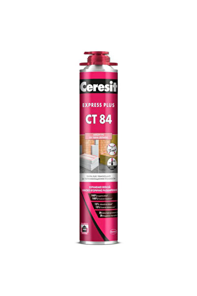 Ceresit CT 84 Express Plus adeziv poliuretanic, aplicare cu pistol, exterior,...