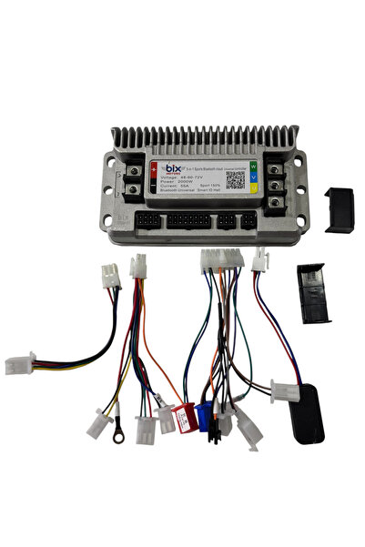 Bix EBİKE AKILLI BEYİN SOKETLİ BLUETOOTH ÖZELLİKLİ 55 AMPER 2000w 48V72