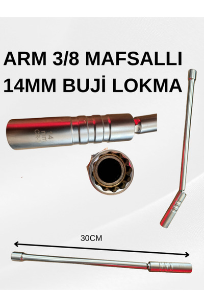 Arm 3/4 14MM utičnica za svećice sa zglobom