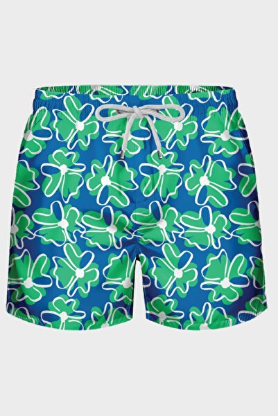 Miami Beach 4-16 Years Old Water Repellent Digital Printed Children's Swim Sh...