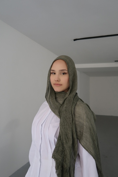 Loaloatr Senara Şal Küllü Yeşil