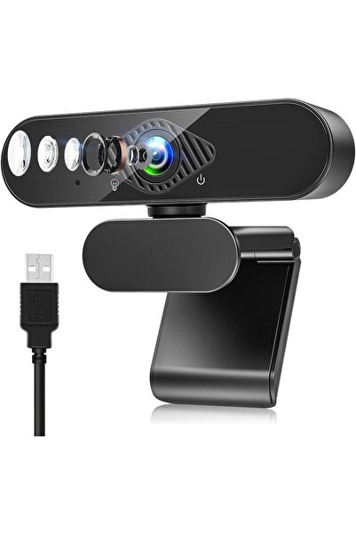 Arabest USB Webcam,1080P Streaming,Built-in Microphone,Plug and Play,Driver-F...