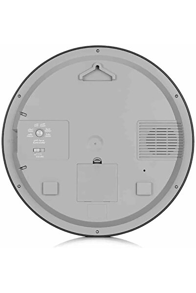 HA Phone ساعة حائط دائرية كبيرة من الفجر ، عقارب بشاشة LCD لعرض وقت وتاريخ الأذان ، ساعة أذان الأذان الأوتوماتيكية لصلاة القبلة المسلمة | CR-23B