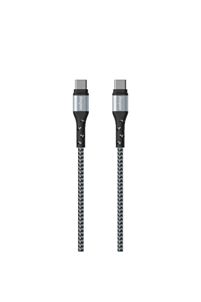 Energizer Ultimate - Cablu de date USB-C la USB-C 2m (Argintiu)