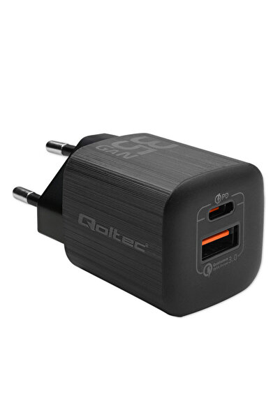 Qoltec Adaptor de rețea 35W GAN ULTRA |   5-20V |   2.25-3A |   1 x USB Tip C...