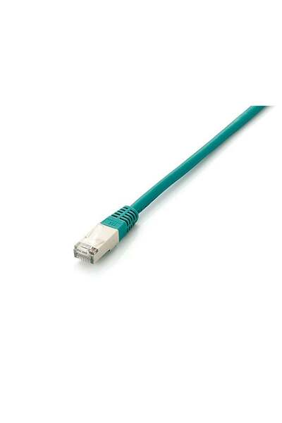 EQUIP Cablu patch Cat6A Plat.S/FTP 2xRJ45 0.50m verde LSZH Polybeutel