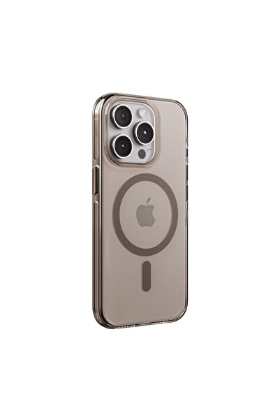 Crong Clear MAG Pro - Husă iPhone 15 Pro MagSafe (pustynny)
