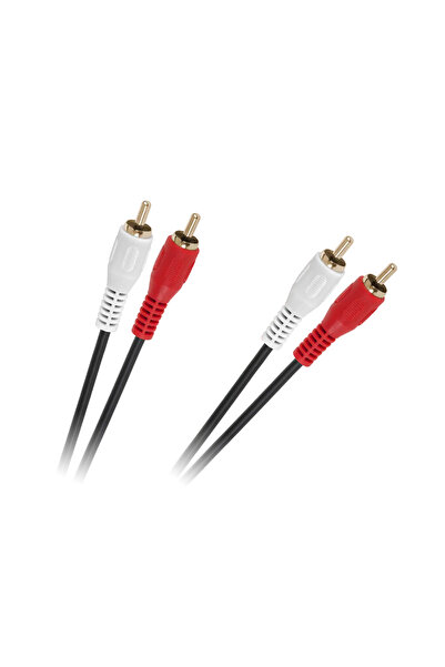 LP Cablu RCA (Cinch) X2 - RCA (Cinch) X2 1.5m Negru (Kpo2613-1.5)