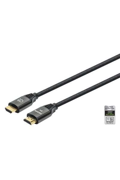 MANHATTAN 8K@60Hz HDMI-Kabel mit Ethernet-Kanal St./St. 1m