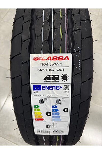 Lassa / 195/60R16C (TRANSWAY 3) 2026 YAZ LASTİĞİ (1 ADET FİYATIDIR. EN AZ 2 A...