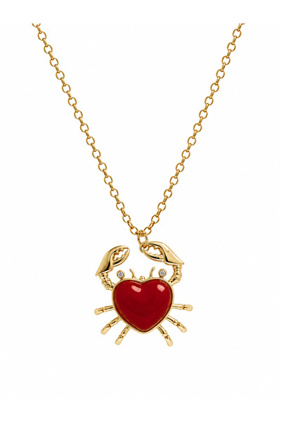 Venus Design Steel Crab Necklace