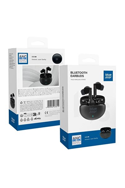Bluestar Căști wireless intraauriculare Blue Star Zen ANC + ENC TX5 TWS negre