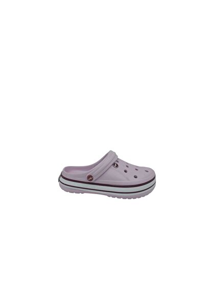 Zerhan Akınalbella 457 Women's Powder White Claret Red Sabo Slippers