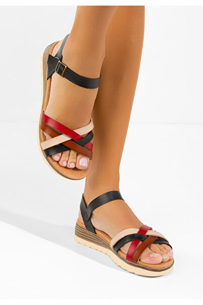 B T Shoes Sandale dama piele Mendosa negre