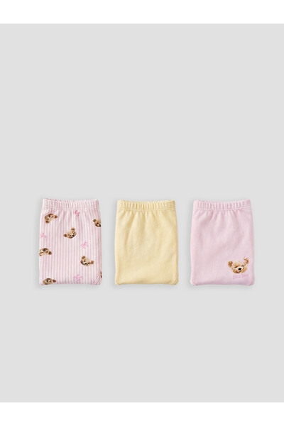 LC Waikiki RMZ GİYİM FARKİLYA Boxeri pentru fete, pachet de 3