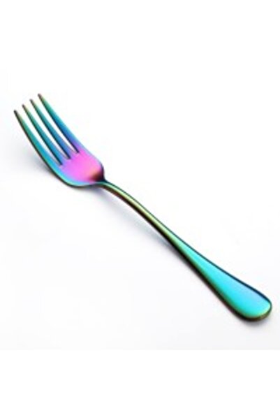 lve Multicolor Stainless Steel Fork 6pcs/set 21-3