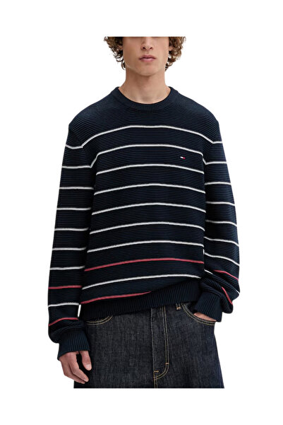 Tommy Hilfiger Ανδρικό Πουλόβερ Navy Μπλε Tommy Jeans DM0DM23384-C1G