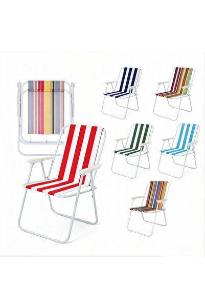 Amigo Set de 4 scaune pliante de camping/plajă, 42 x 50 x 75 cm cu cotiere, c...