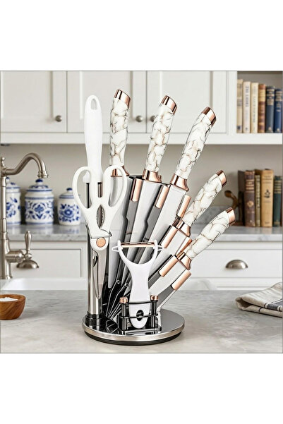 OSOOKE Kitchen Knife Set with Countertop Stand, Complete Culinary Collection ...